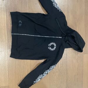 Chrome Hearts Black Jacket with White Accents